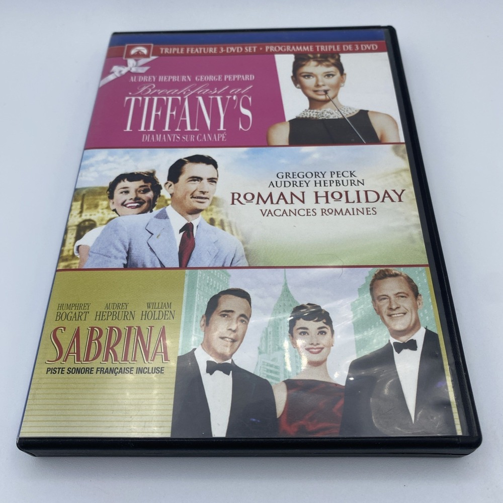 Audrey Hepburn Collection (Breakfast at Tiffany's / Roman Holiday / Sabrina) DVD